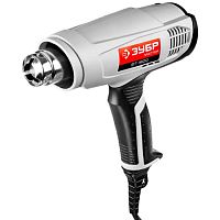 Фен монтажный высокотемпературный Зубр ФТ-1600, насадки 3 шт, 2 режима: 350град/ 350л/мин, 550град  картинка